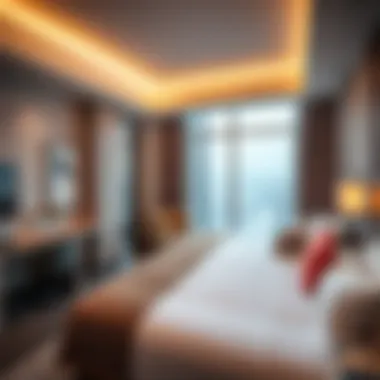 Cozy Hotel Room in Dubai Cozy hotel room featuring affordable yet stylish decor