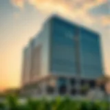Stunning Architectural Design of Al Durrah Building Architectural view of Al Durrah Building showcasing its modern design