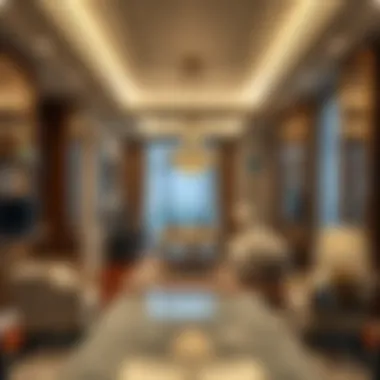 Luxurious Interior of Al Durrah Building Interior space of Al Durrah Building demonstrating luxury living