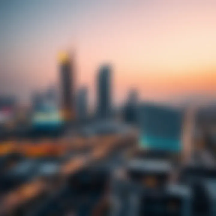 Real Estate Market Trends in Dubai A graph showcasing real estate market trends in Dubai