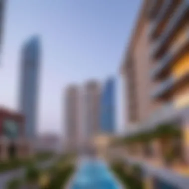 Architectural Marvel of Al Maya Stunning view of Al Maya's modern architecture
