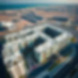 Aerial Perspective of Al Reeman 2 Aerial view of Al Reeman 2 showcasing its modern architecture and layout