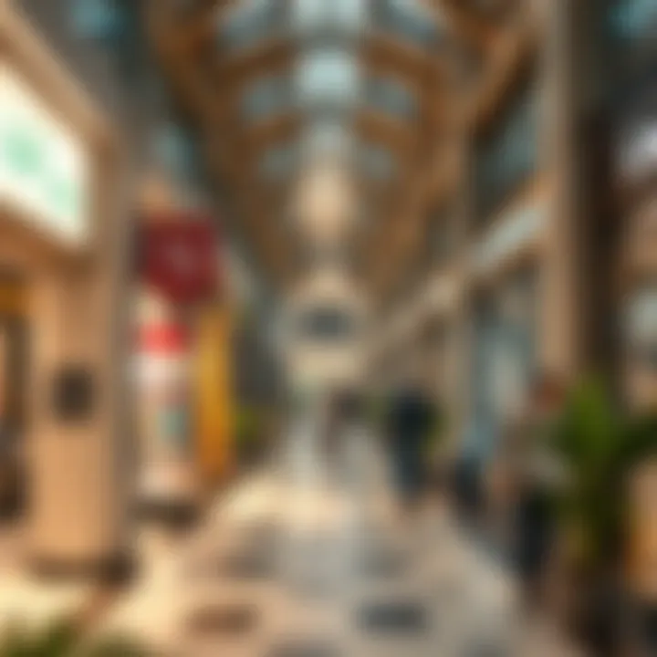 Modern Retail Spaces at Al Seef Market Shopping experience in the modern retail spaces of Al Seef Market