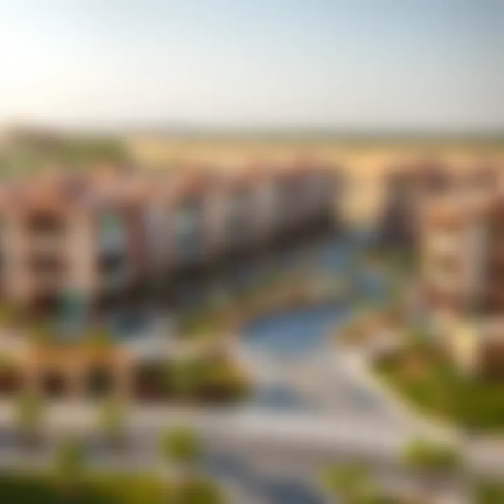 Innovative Residential Community Layout by Al Wasl Properties A detailed layout plan of a residential community developed by Al Wasl Properties