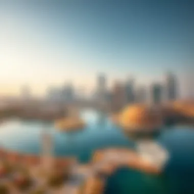Strategic Location in Dubai's Skyline Panoramic skyline showcasing Basko Business Bay's strategic location