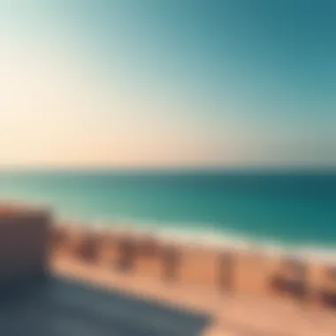 Jumeirah Beach: A Coastal Retreat A serene beach view at Jumeirah Beach
