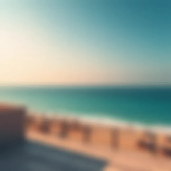 Jumeirah Beach: A Coastal Retreat A serene beach view at Jumeirah Beach