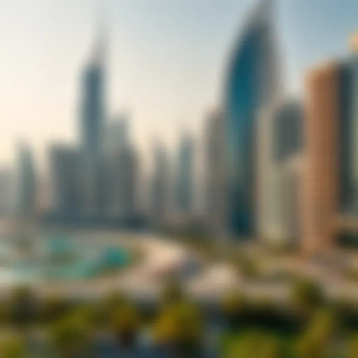 Dubai Skyline Featuring Binghatti Developments Skyline of Dubai showcasing Binghatti properties