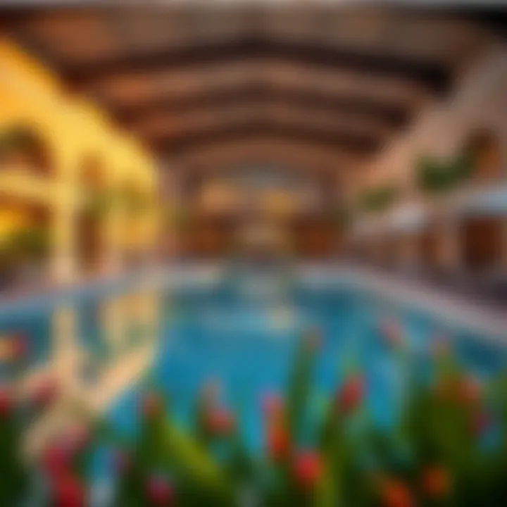Amenities in California Village Luxurious amenities available at California Village, including pools and fitness centers