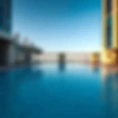 Amenities of Carson Tower Amenities offered at Carson Tower including swimming pool and fitness center