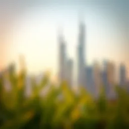 Dubai skyline representing the UAE