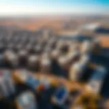 Aerial Perspective of Al Nahda 1 Aerial view of Al Nahda 1 showcasing residential and commercial buildings