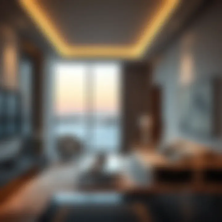 Modern interior design of a luxury apartment by Oskan Properties