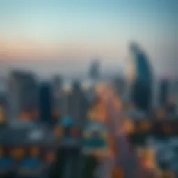 Stunning skyline view of Dubai showcasing luxury properties