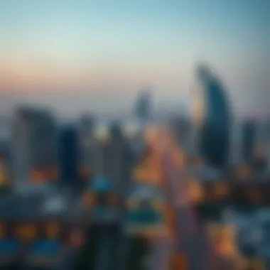 Stunning skyline view of Dubai showcasing luxury properties