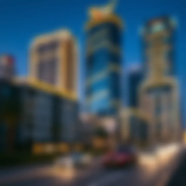 Modern real estate developments in Deira