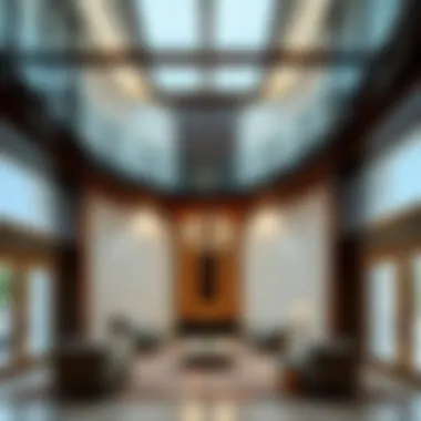 Sophisticated Interior of Dubai Hills Sales Center Interior design of Dubai Hills Sales Center