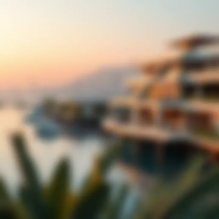 Luxury Waterfront Properties Luxury waterfront properties with views of the Arabian Gulf