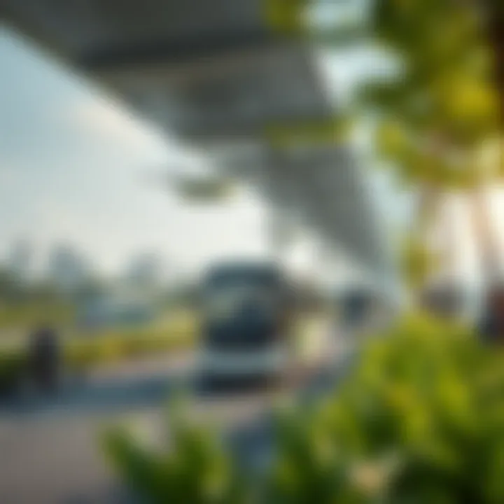 Sustainable transportation options within Eco Drive Industrial City