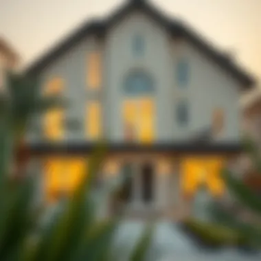 Navigating Home Loans in Dubai Home in Dubai with financial icons