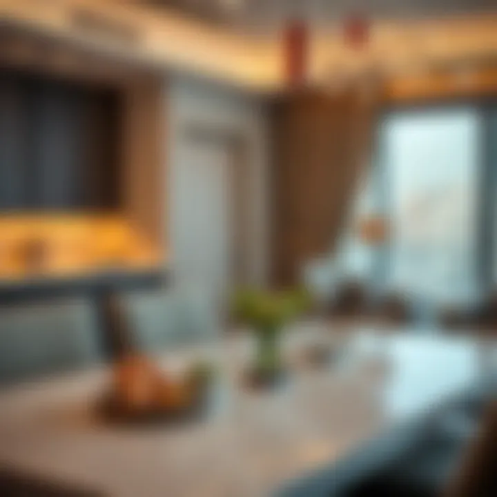 Dining Experience in Hotel Apartment Dining area in a hotel apartment featuring local cuisine