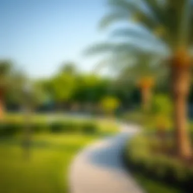 Green Spaces in Ajman Nuaimia Community park in Ajman Nuaimia