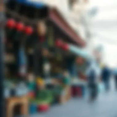 Cultural Vibrancy of Al Sufouh A vibrant market scene in Al Sufouh, reflecting local culture and lifestyle