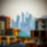 Stunning skyline view of Al Sufouh, showcasing modern architecture