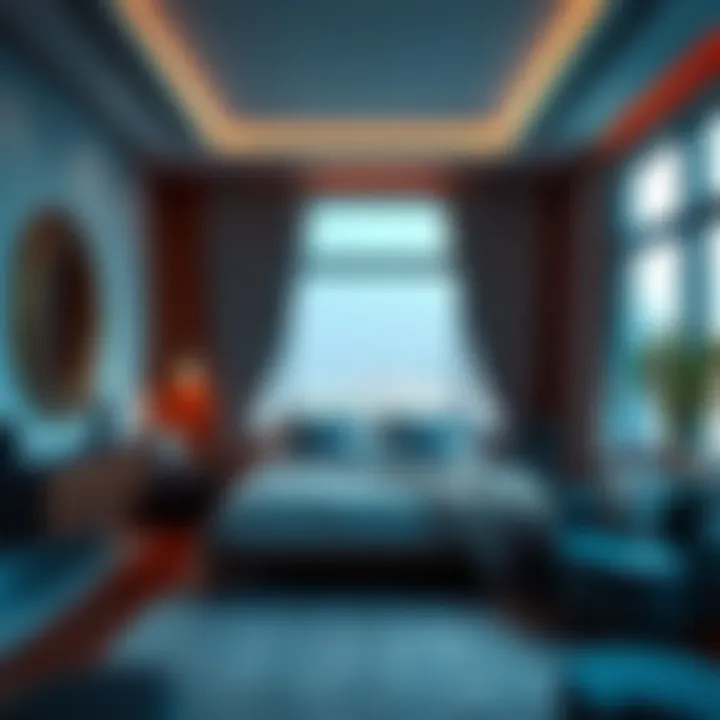 Trends in Bedroom Aesthetics Trendy bedroom featuring innovative furniture and color schemes