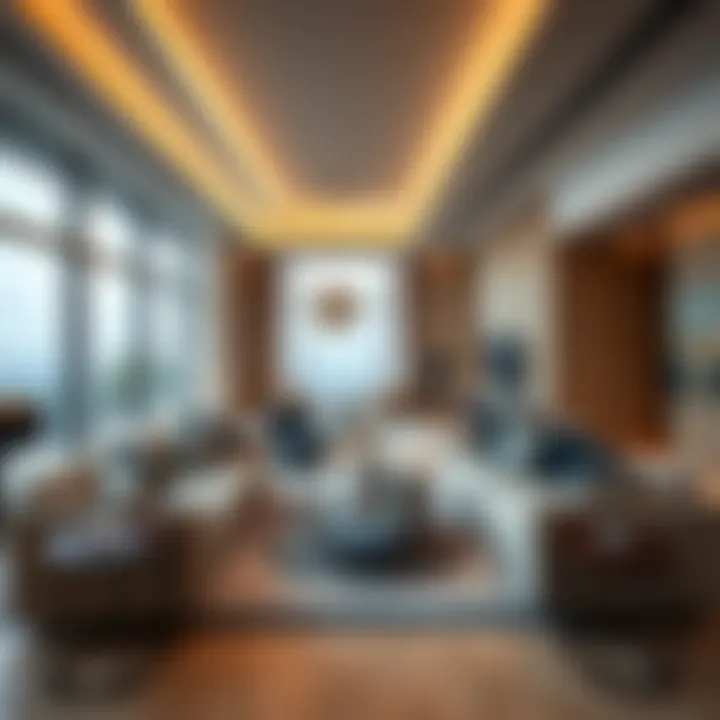 Interior Design and Comfort at Damac Maison Prive Luxurious living space within Damac Maison Prive