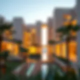 Architectural marvel of DIFC Gate Village featuring modern design.