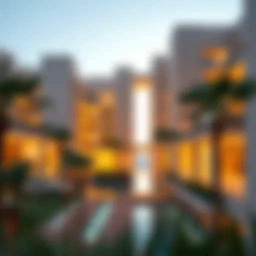 Architectural marvel of DIFC Gate Village featuring modern design.