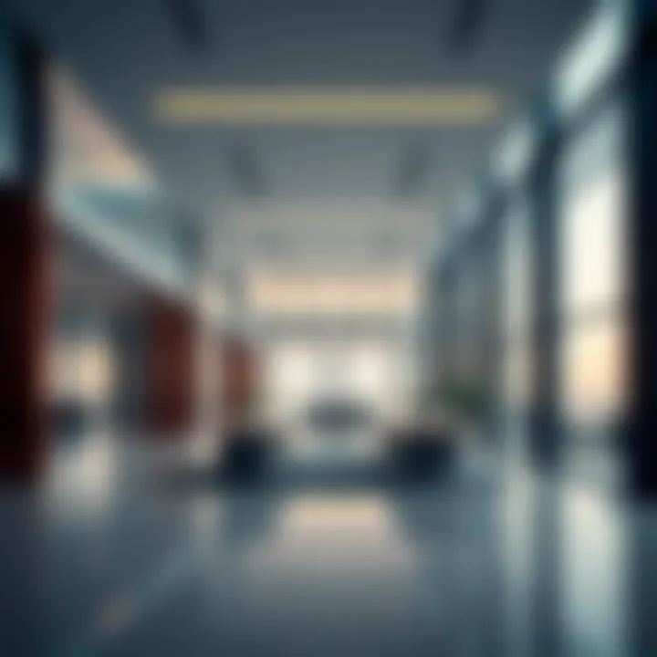 Modern Office Interior in DIFC An elegantly designed office space within DIFC highlighting contemporary architecture