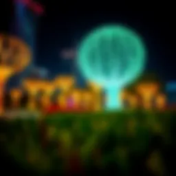 Captivating light display in Dubai's Light Garden