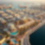 Aerial view of فستيفال سيتي مول showcasing its architectural design