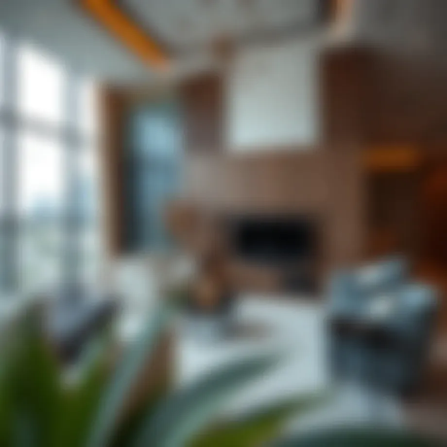 Modern apartment interior design in Al Warqa