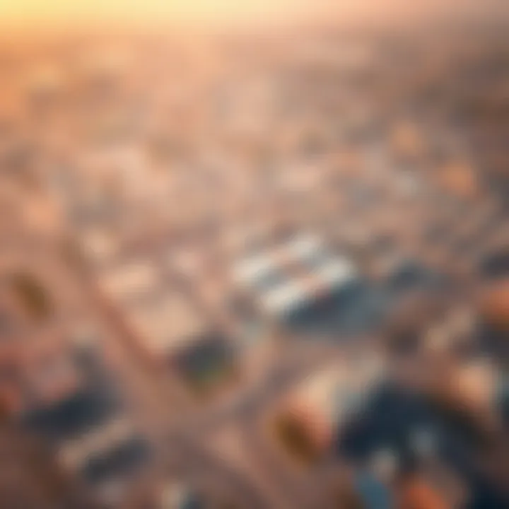 Aerial View of Jebel Ali Industrial Area 3 Aerial view of Jebel Ali Industrial Area 3 showcasing its expansive layout