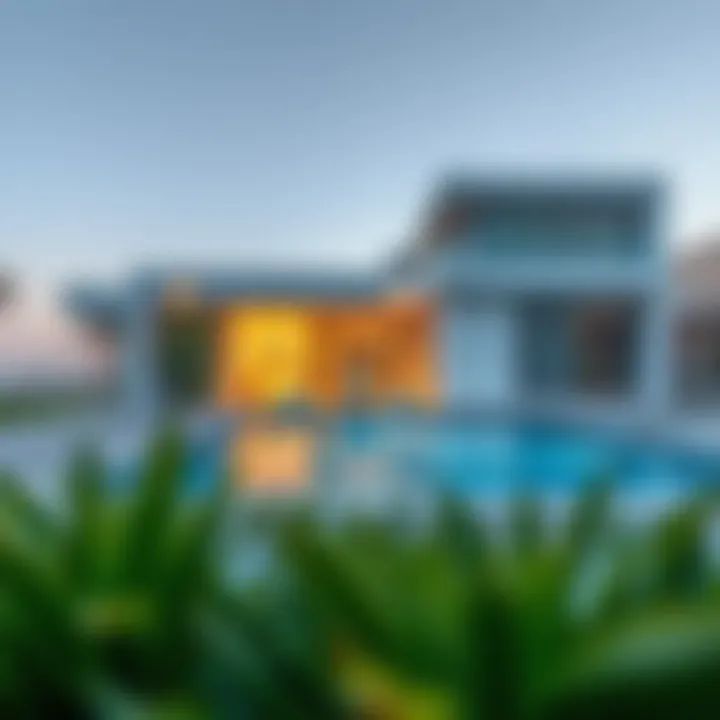 Modern Marvels: Villas with Private Pools Modern villa with a stunning private pool