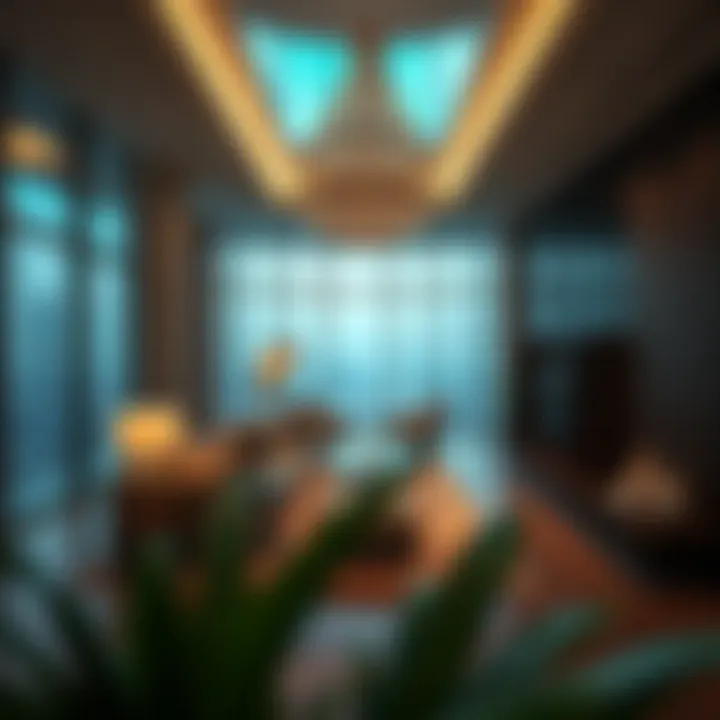 Luxurious interior design of a residential unit in Meydan One Tower