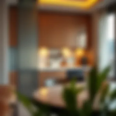 Modern Kitchen Setup in a Dubai Hotel Apartment Modern kitchen setup in a Dubai hotel apartment