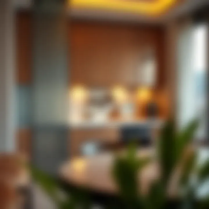 Modern Kitchen Setup in a Dubai Hotel Apartment Modern kitchen setup in a Dubai hotel apartment