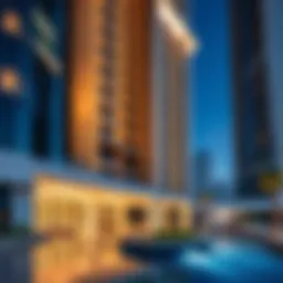 Stunning architectural design of Platinum Residences