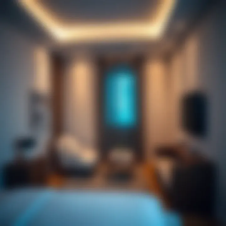 Room Interior: Comfort and Amenities in Al Barsha Interior of a typical room available for rent in Al Barsha, highlighting amenities