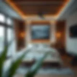 A cozy room showcasing modern decor in Shabiya