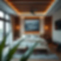 A cozy room showcasing modern decor in Shabiya