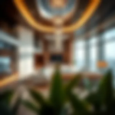 Interior Layout of Al Falahi Building Interior layout highlighting the modern amenities of the Al Falahi Building