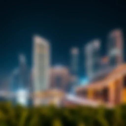 Riviera Dubai Skyline Stunning skyline of Riviera Dubai showcasing modern architecture