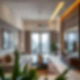 Stunning view of a modern studio flat in Bur Dubai showcasing contemporary design elements