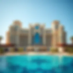 Panoramic view of The Royal Atlantis Resort showcasing its unique architecture