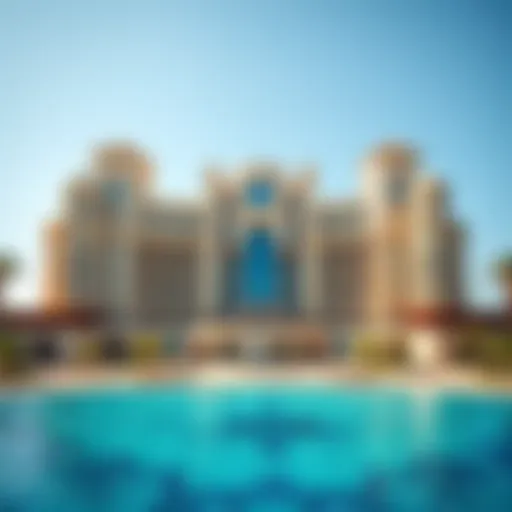 Panoramic view of The Royal Atlantis Resort showcasing its unique architecture